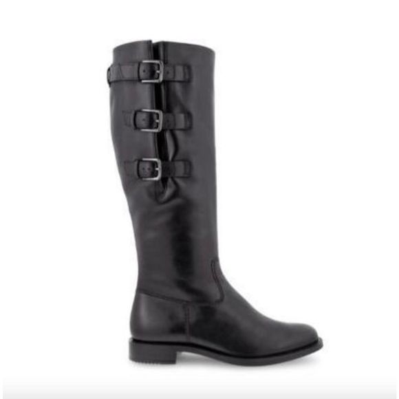 ECCO EUC SARTORELLE 25 HIGH BLACK LEATHER BOOT Size 6 /EU 36, MSRP $300 - Picture 1 of 16